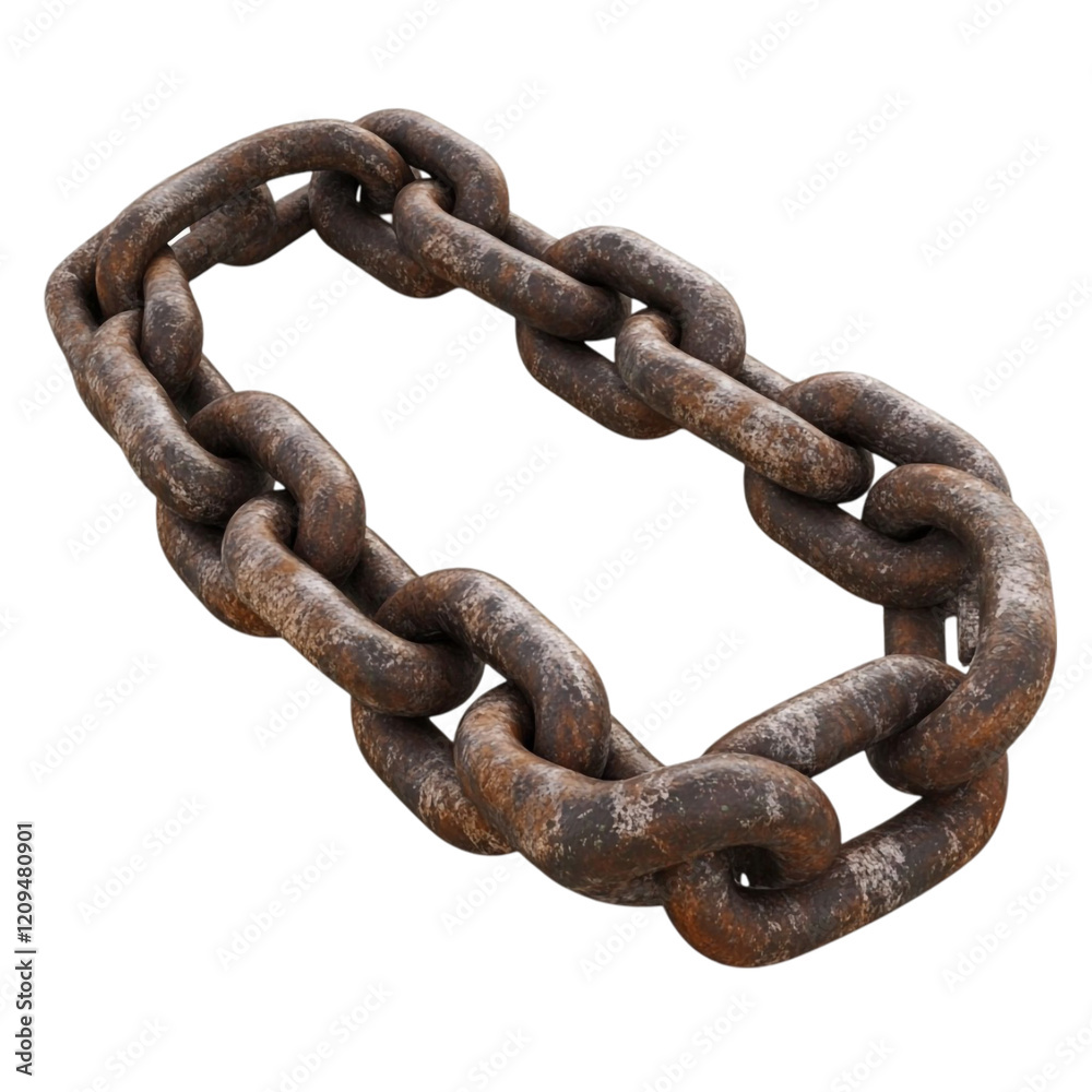 Rusty Chain Links Abstract Background, Rusty Chain Links Abstract Background,