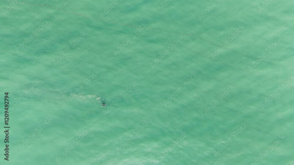 Aerial View of the Sea in Phan Thiet City, Binh Thuan Province, Vietnam. Aerial View of the Sea in Phan Thiet City, Binh Thuan Province, Vietnam.