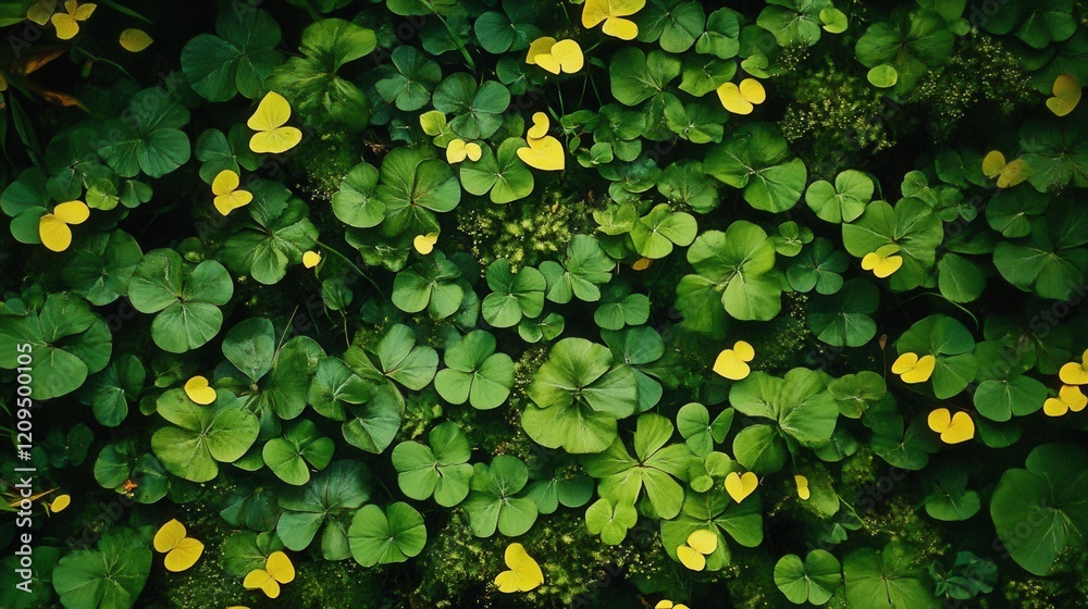 Leaves background unfolds. Generative AI Leaves background unfolds. Generative AI
