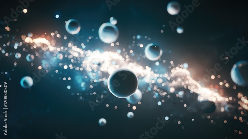 abstract background with bubbles