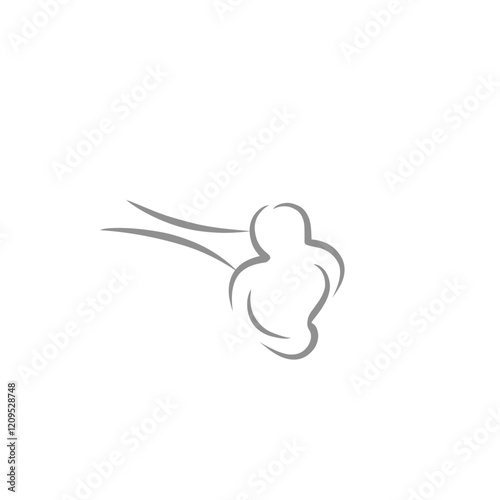 comic cloud fart illustration
