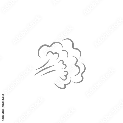 comic cloud fart illustration