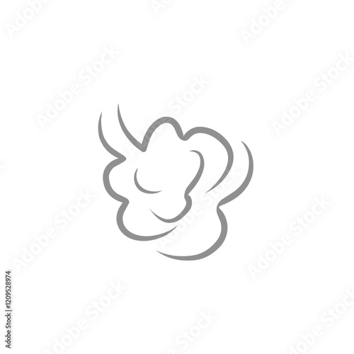 comic cloud fart illustration