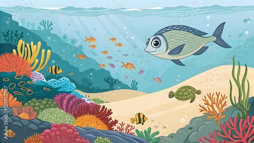 fish in aquarium