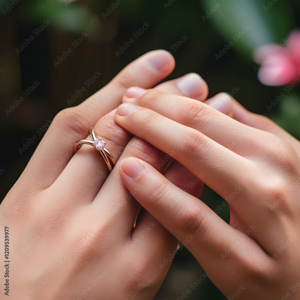 Intimate moment of intertwined fingers romantic setting closeup photography soft focus love and connection