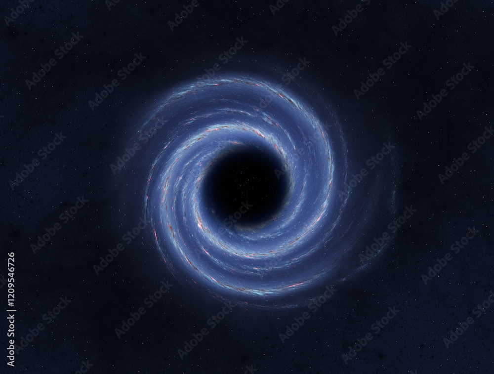 Galaxy. Black hole in the center of the Milky Way galaxy. Our galaxy, the Milky Way. Milky way galaxy with stars and wormhole in the universe. The elements of this image furnished by NASA.