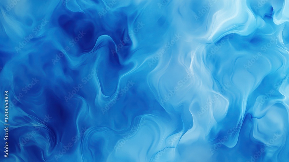 Obraz premium Vibrant abstract blue water texture pattern with ripples ideal for summer and beauty concepts