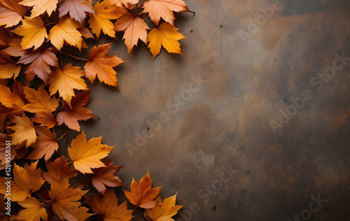 autumn leaf textured background