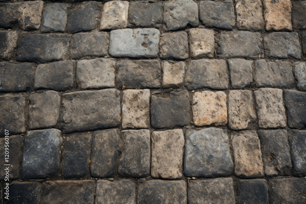 Processed collage of pavement cobble stones surface texture. Background for banner, backdrop Processed collage of pavement cobble stones surface texture. Background for banner, backdrop