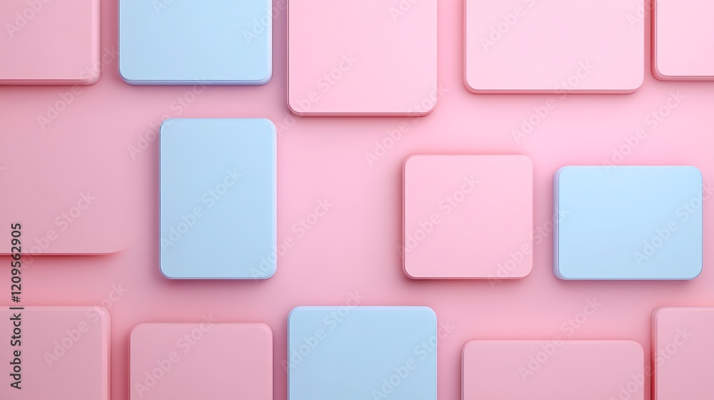 Soft Pastel Colored Rectangles on a Light Pink Background for Minimalist Design and Creative Concepts Soft Pastel Colored Rectangles on a Light Pink Background for Minimalist Design and Creative Concepts