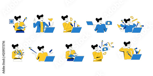Creative Process Illustration 