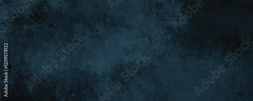 A Contemporary Abstract Texture Featuring Deep Blue Hues and Faded, Distressed Patterns
