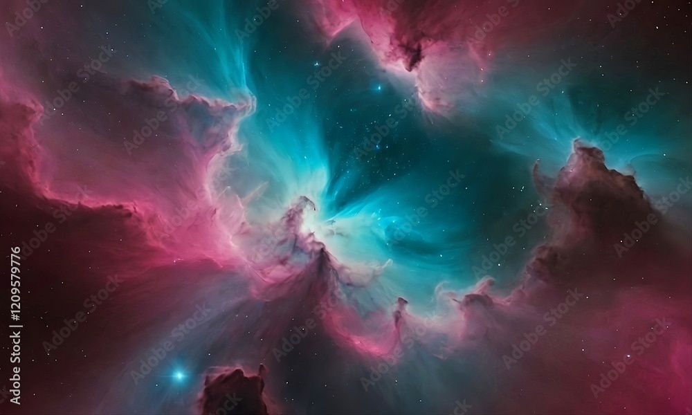 Obraz premium Cosmic Nebula Fantasy