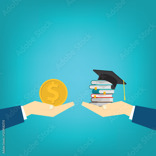 Financial costs and investment in higher education and student loans	