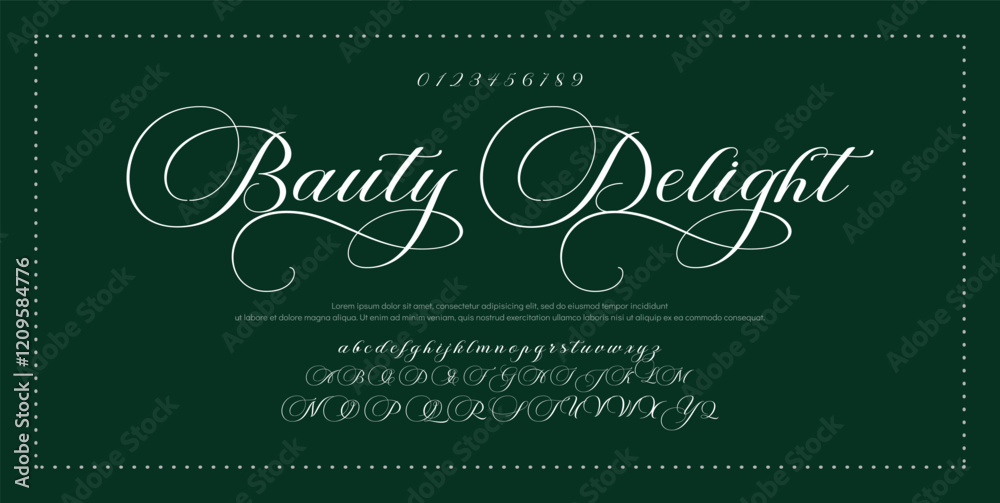 Hand drawn vector alphabet. Modern monoline signature script font. Elegant Signature Font. Best Alphabet Beautiful Calligraphy Signature Font