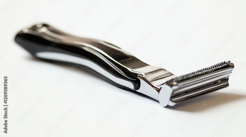 High-quality razor on white isolated background. High-quality razor on white isolated background.