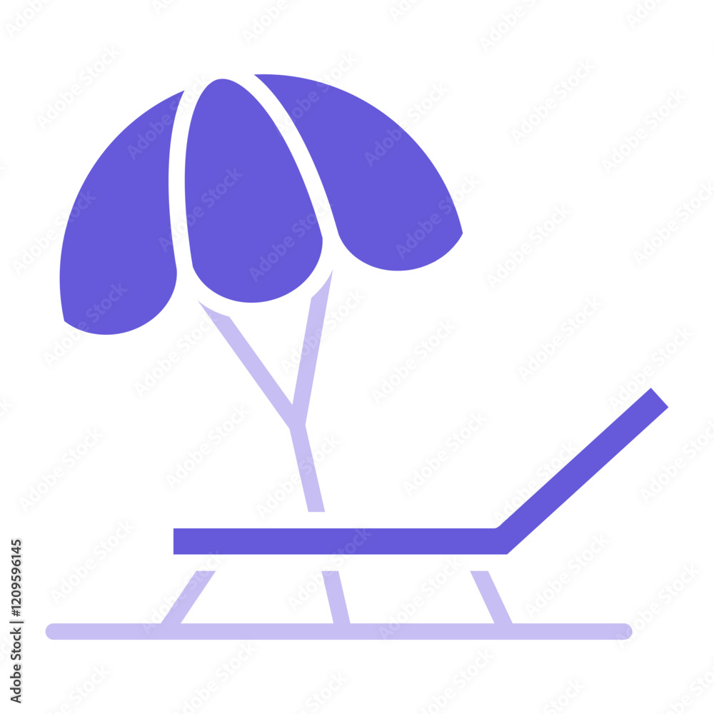 Beach Chair Icon Beach Chair Icon
