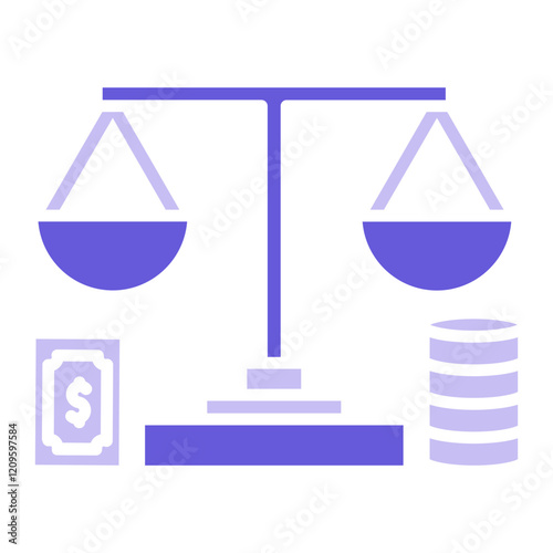 Fraudulent Scales of Justice Icon