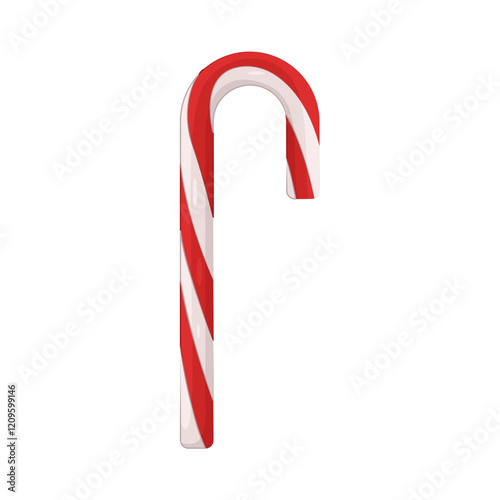 Illustration of candy cane
