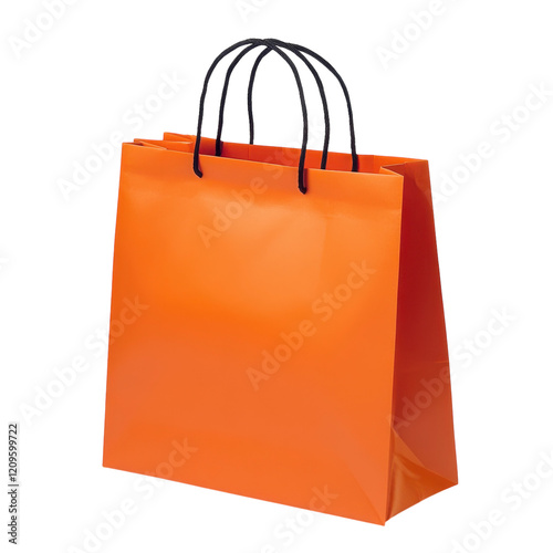 EcoFriendlyPaperShoppingBag on transparent background.