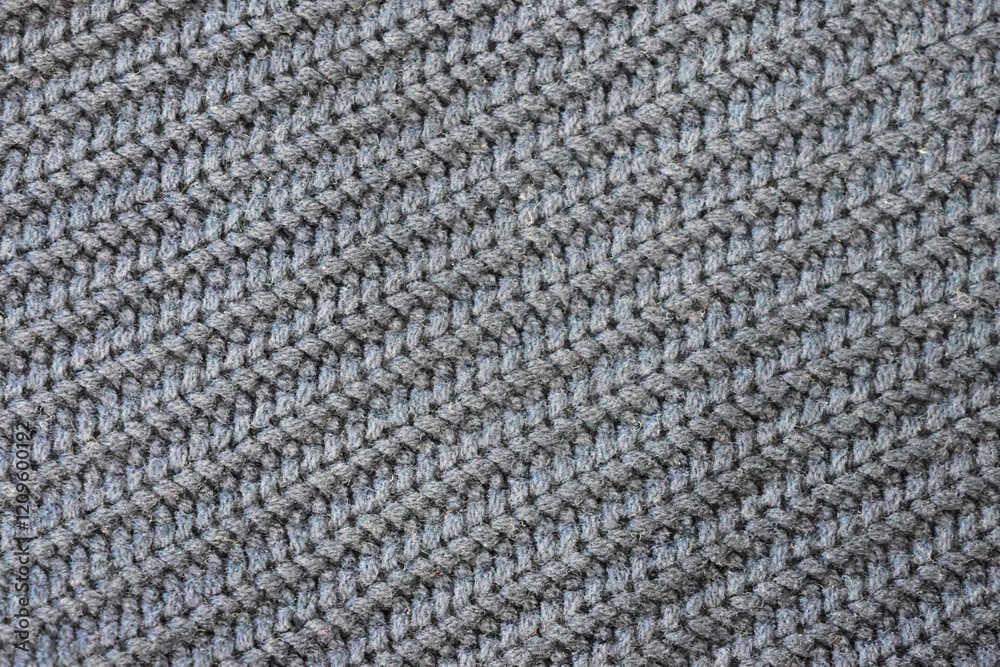 Abstract gray knitting cloth texture. Background and texture for design.