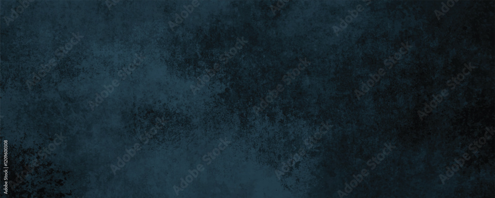 An Elegant Abstract Blue Texture with Soft, Distressed Details and Atmospheric Gradients
