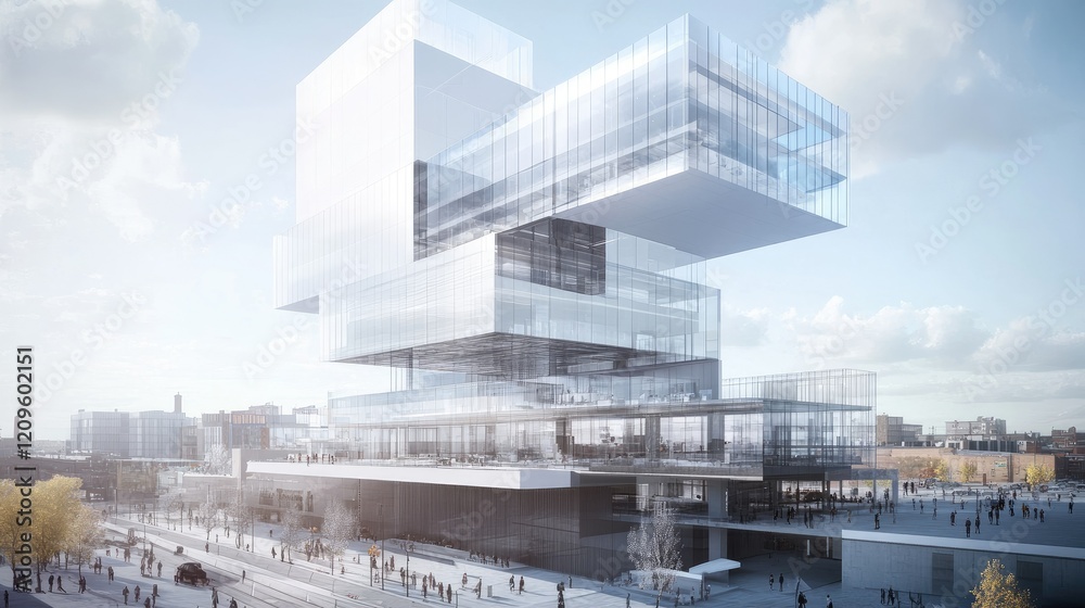 Innovative building design with virtual overlays Innovative building design with virtual overlays