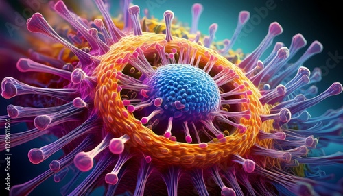 GeneraA Close-Up of the Human Metapneumovirus (HMPV)ted image