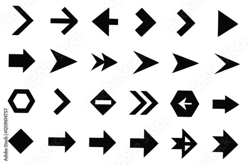 Free Download Arrows vector. Set flat different arrows isolated on white background - GFXLoad