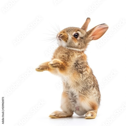 Happy dancing rabbit rodent animal mammal photo