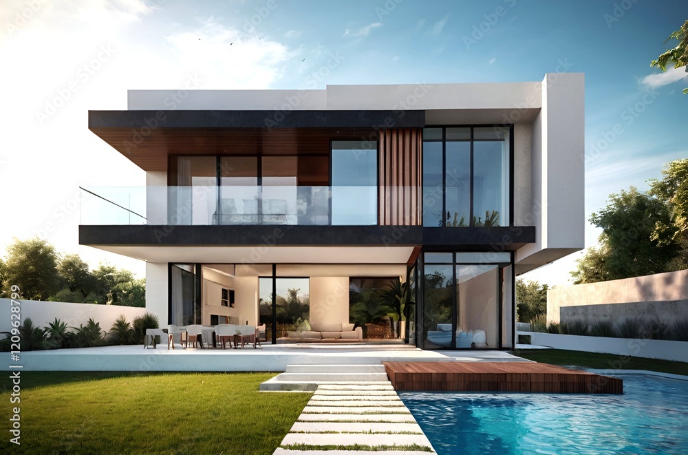 Luxurious modern home, designed for the ultimate in comfort and style, is a true oasis of relaxation. Luxurious modern home, designed for the ultimate in comfort and style, is a true oasis of relaxation.