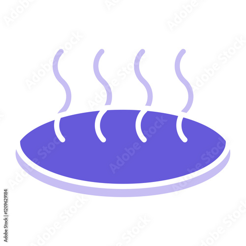 Hot Spring Landscape Icon