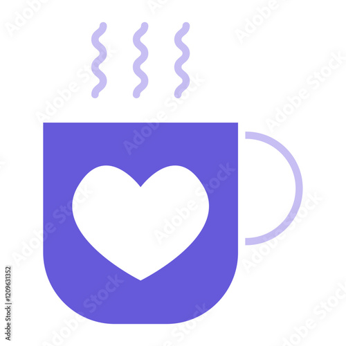 Heart Coffee Icon