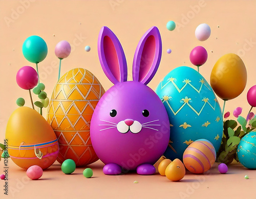 DIY easter egg bunny easter decorations