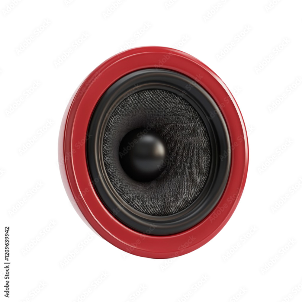 Red speaker audio music sound system technology design, Red speaker audio music sound system technology design,