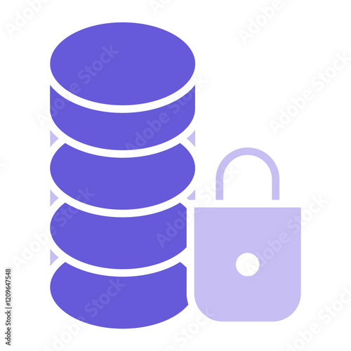 Secure Database Icon