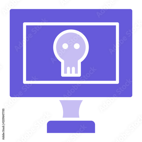 Computer Hacked Icon