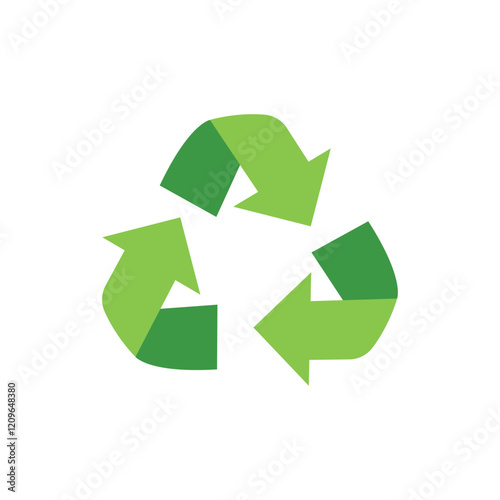 Recycle icon paper partially recycled symbol illustration vector