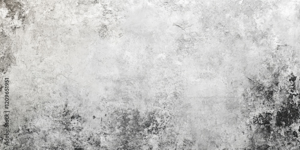 Fototapeta premium Abstract grey cement wall texture with varying shades of grey and white, featuring a smooth, weathered surface ideal for backgrounds.