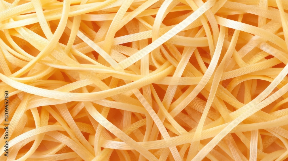Yellow rubber bands scattered on a white background creating a textured abstract backdrop for various design projects Yellow rubber bands scattered on a white background creating a textured abstract backdrop for various design projects