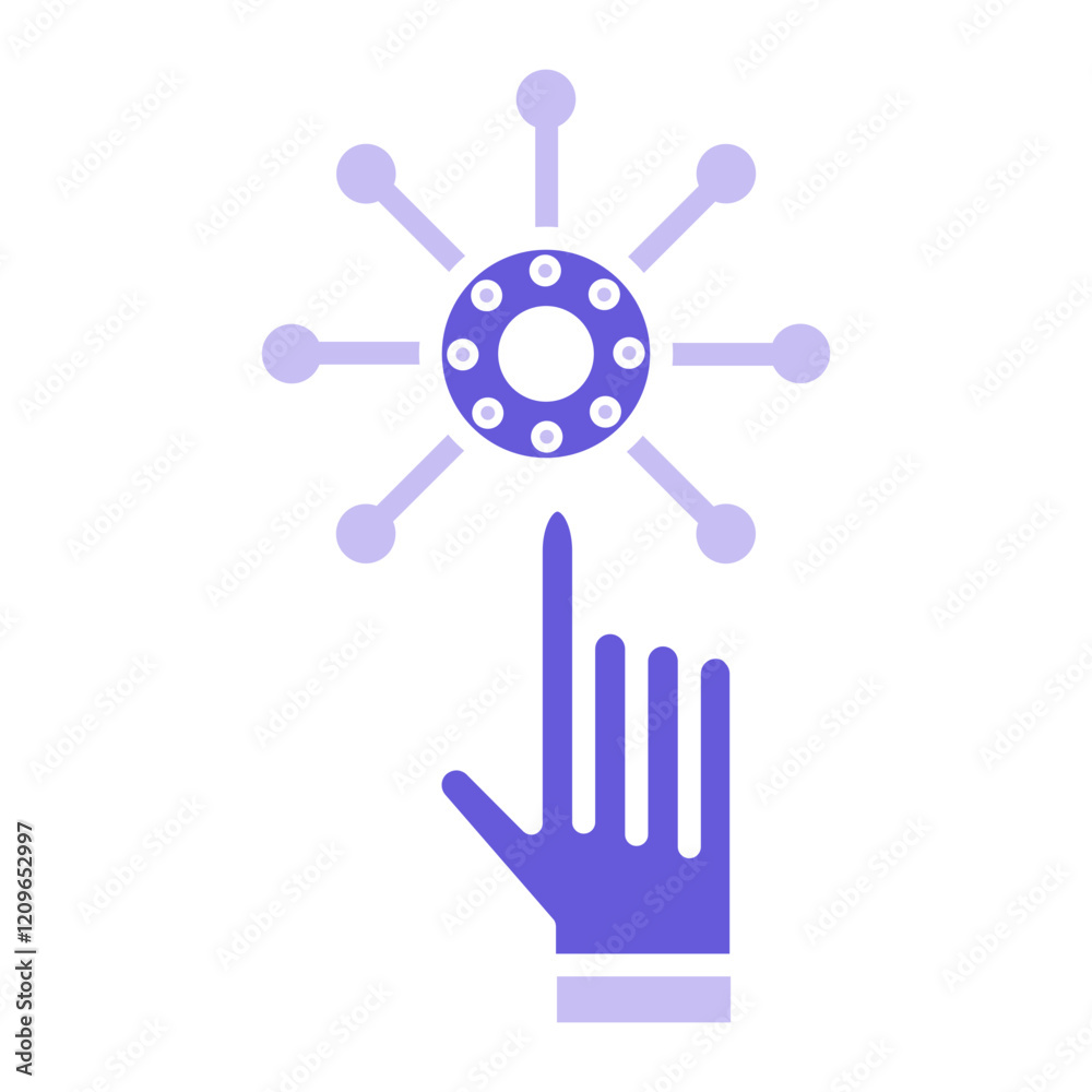 Obraz premium Interactive Icon