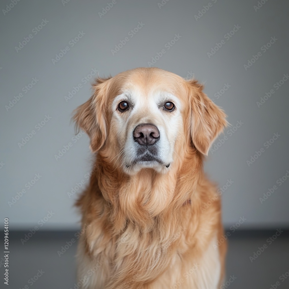Golden Retriever Portrait: A Loyal Companion Golden Retriever Portrait: A Loyal Companion
