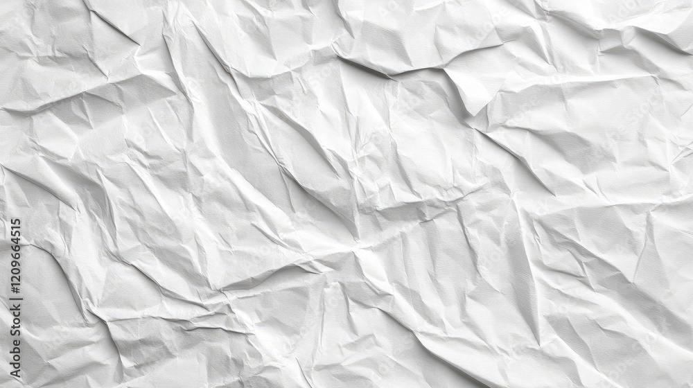 Crumpled White Paper Texture for Background Design or Editing with Clipping Path Availability Crumpled White Paper Texture for Background Design or Editing with Clipping Path Availability