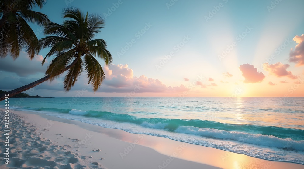Fototapeta premium Tropical Paradise Dawn