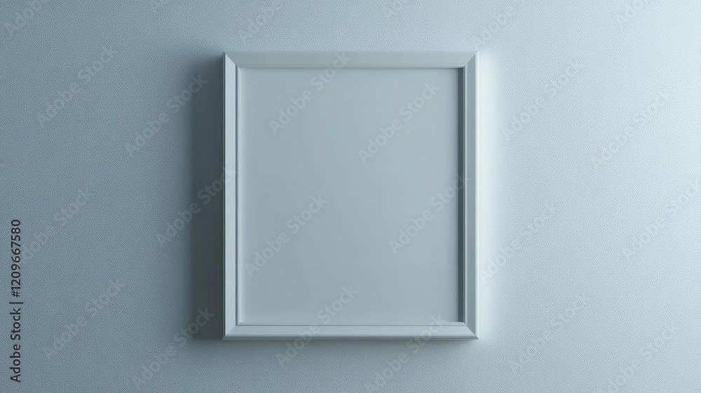 White Blank Canvas Frame on Minimalist Wall for Mockup of Artwork or Inspirational Quotes in Interior Decoration Concept White Blank Canvas Frame on Minimalist Wall for Mockup of Artwork or Inspirational Quotes in Interior Decoration Concept