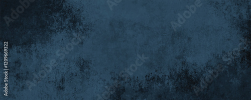 A Creative and Balanced Abstract Background in Deep Navy Blue Featuring Subtle Weathered Brushwork
