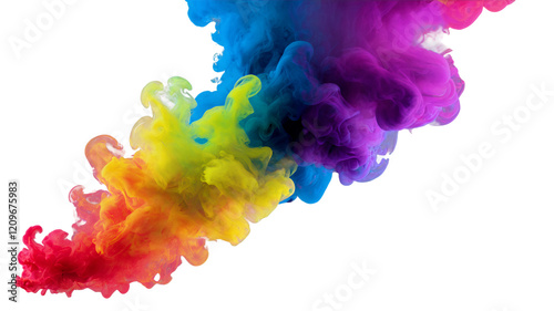 colorful splashes