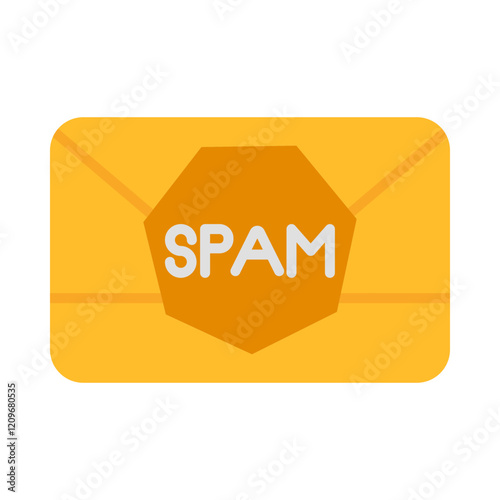Spam flat icon