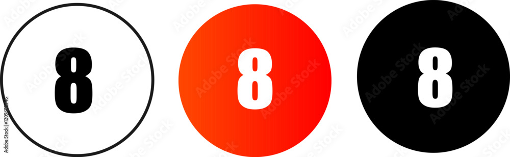 Bullet number Point Flat Circle Numbers in colorful gradient frames
Bullet number Point Flat Circle Numbers in colorful gradient frames