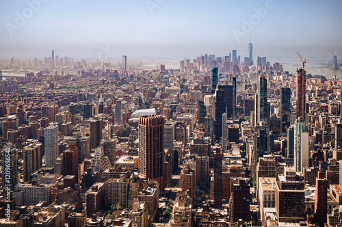 Aerial view of New York City, USA
